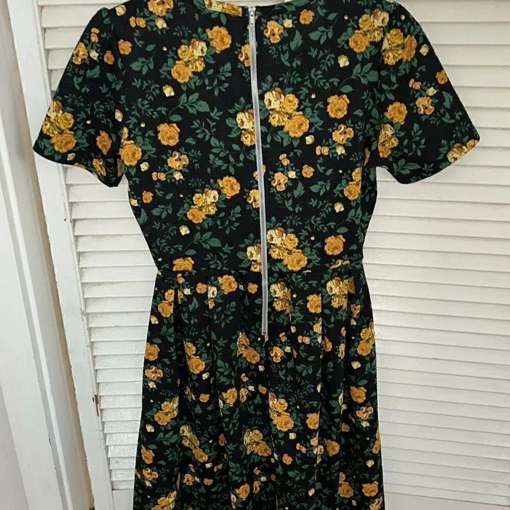 Chic 2 Pockets 💳💷💄Travel ✈️ 🛳️ Dress 👗 No Wrinkles Fit&Flare Stretch Comfy - Picture 6 of 17